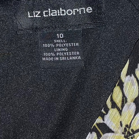 NWT Liz Claiborne Sleeveless Floral Dress - Picture 7 of 10